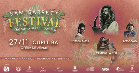 Sam Garrett Festival - Curitiba - 27 de Novembro - One Family Tour Brazil 2026