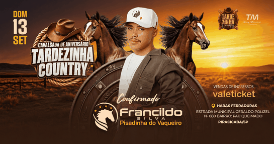 CAVALGADA DE ANIVERSÁRIO TARDEZINHA COUNTRY