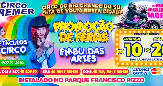 Circo Bremer em EMBU DAS ARTES 