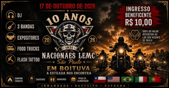 10 anos - NACIONAES LEMC - São Paulo