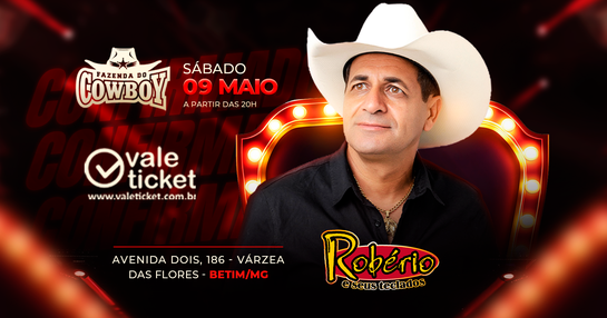 ROBÉRIO E SEUS TECLADOS NA FAZENDA DO COWBOY