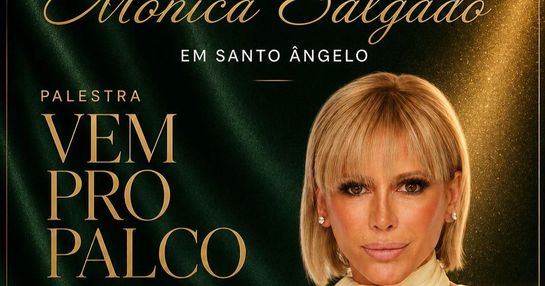 Monica Salgado em Santo Ângelo, no Clube Gaúcho.
