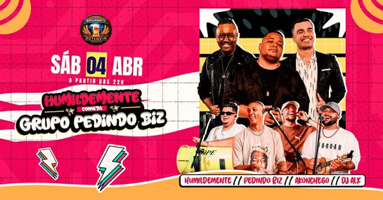 Humildemente convida Pedindo Biz