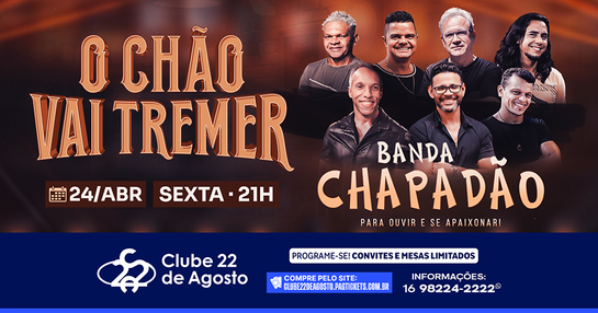 HAPPY HOUR - CHAPADÃO 24/04