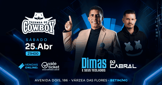 DIMAS E SEUS TECLADOS NA FAZENDA DO COWBOY