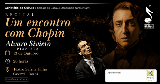 Recital: Um encontro com Chopin - Alvaro Siviero