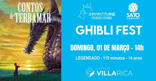 GHIBLI FEST PARTE 2 - CONTOS DE TERRAMAR - 01/03/26 - 14h
