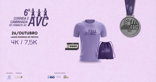 CORRIDA E CAMINHADA DE COMBATE AO AVC