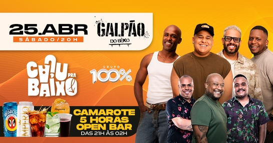 CAJU PRA BAIXO + 100%