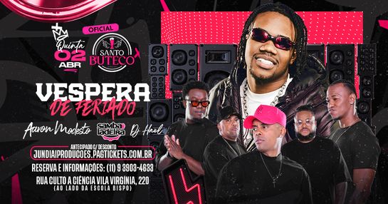 QUINTA VÉSPERA DE FERIADO | AARON MODESTO + SAMBA DA LADEIRA