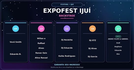 Backstage Pool8 (Expofest Ijuí)