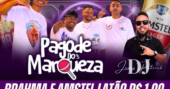 Pagode da cerveja e gravação áudio visual