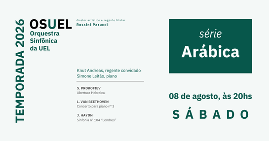 08 DE AGOSTO 2026 - SÁBADO - SÉRIE ARÁBICA