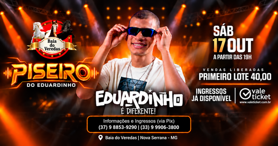 PISEIRO DO EDUARDINHO NA BAIA DO VEREDAS