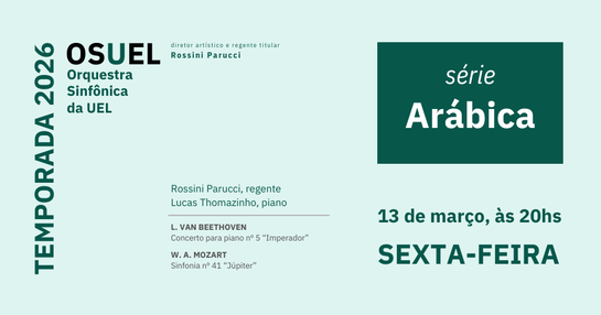 13 DE MARÇO 2026 - SEXTA - SÉRIE ARÁBICA